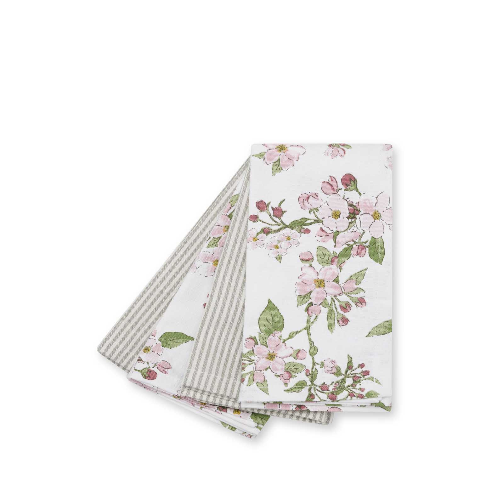 Sophie Allport Blossom & Stamford Stripe Napkins (Set Of 4)