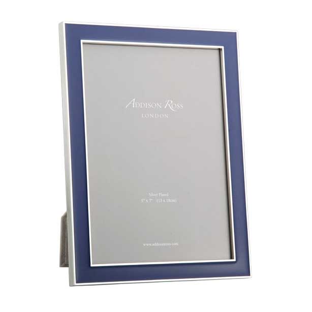 Addison Ross 4x6 Navy Enamel Photo Frame 15mm