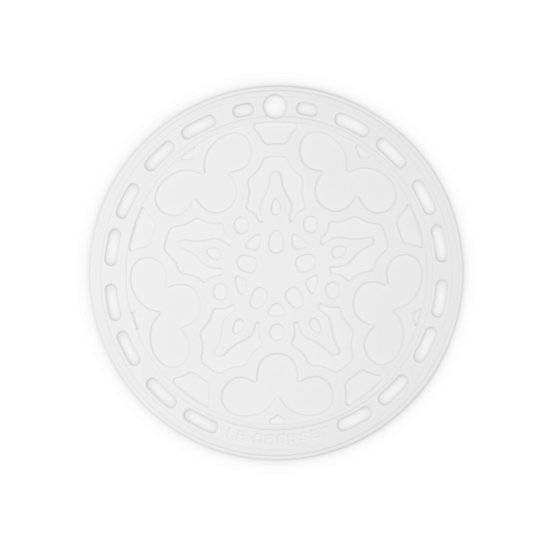 Le Creuset Heritage French Silicone Trivet 20cm - White