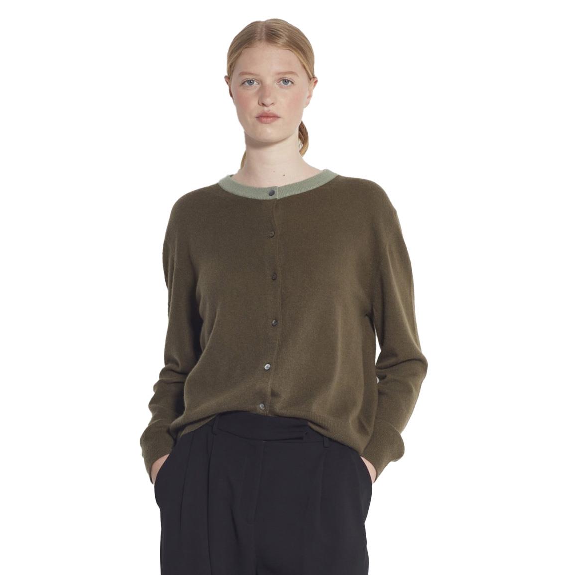 Juliette Hogan Contrast Twin Cardi
