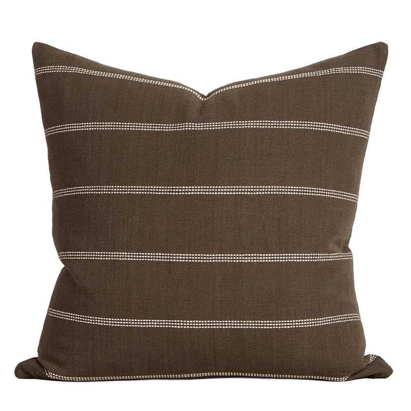 Baya Juno Cushion With Feather Inner 55x55cm - Thyme