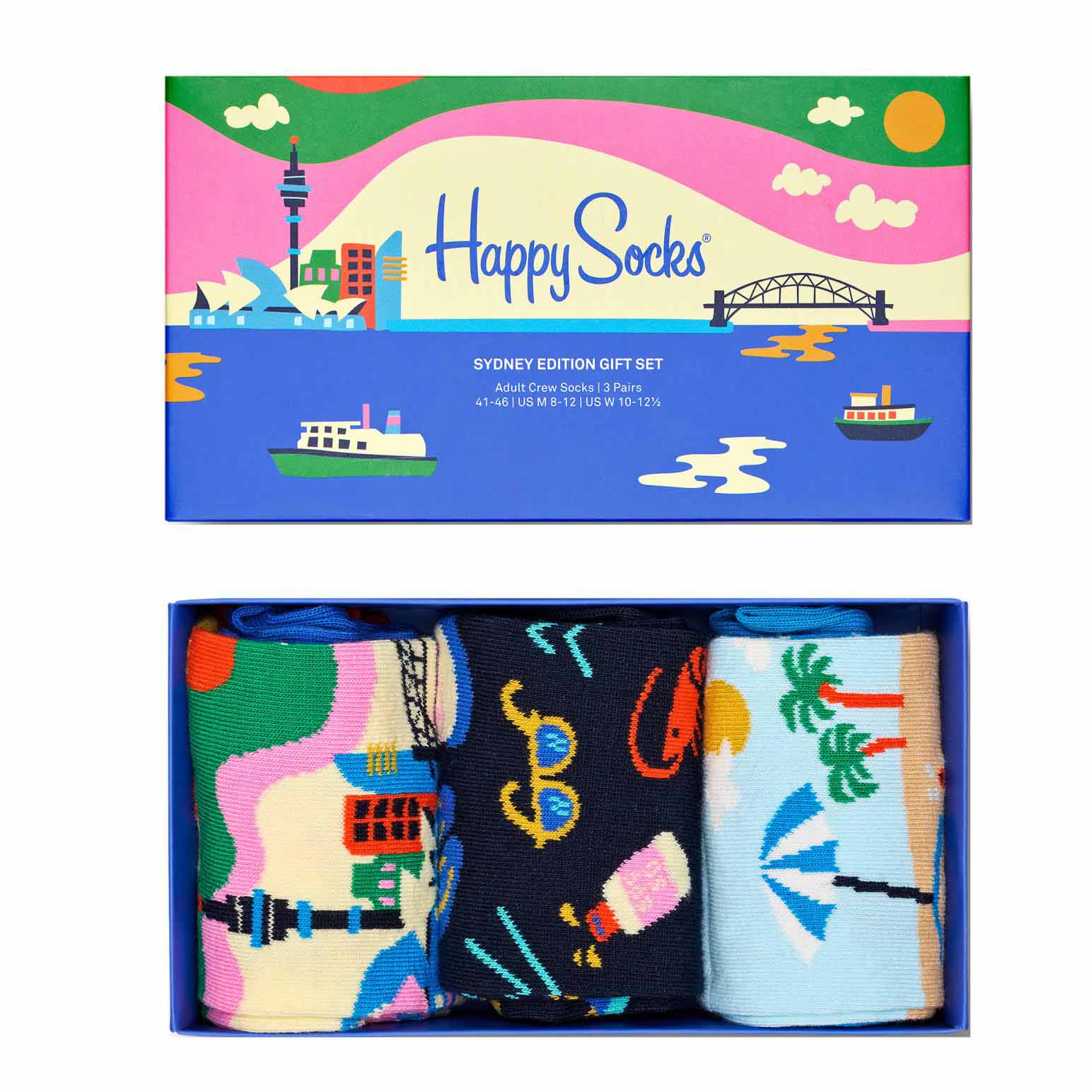 Happy Socks Gift Set City Edition Sydney 3-Pack