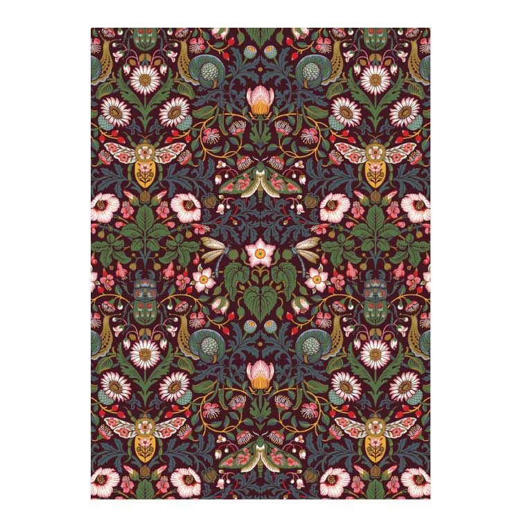 Tanya Wolfkamp Tea Towel - Damask