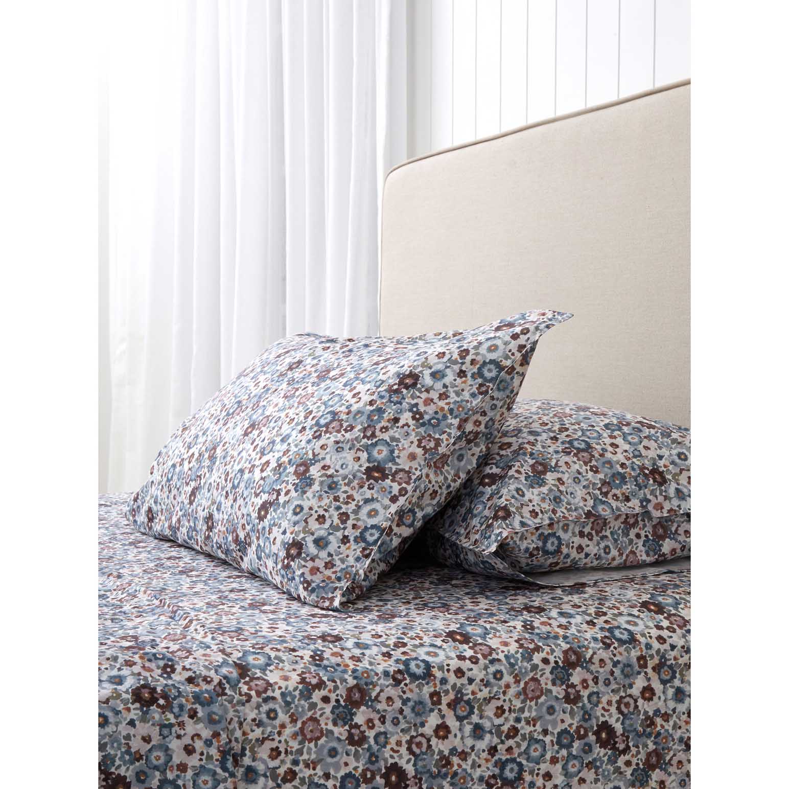 Wallace Cotton Zinnia Sheet Set