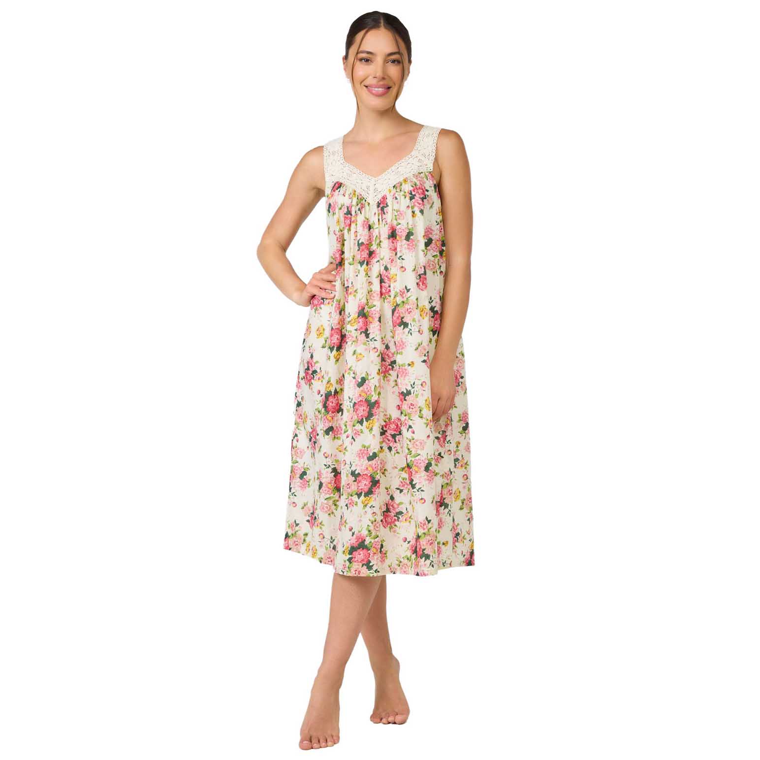 Arabella V-Neck Laced Nightie