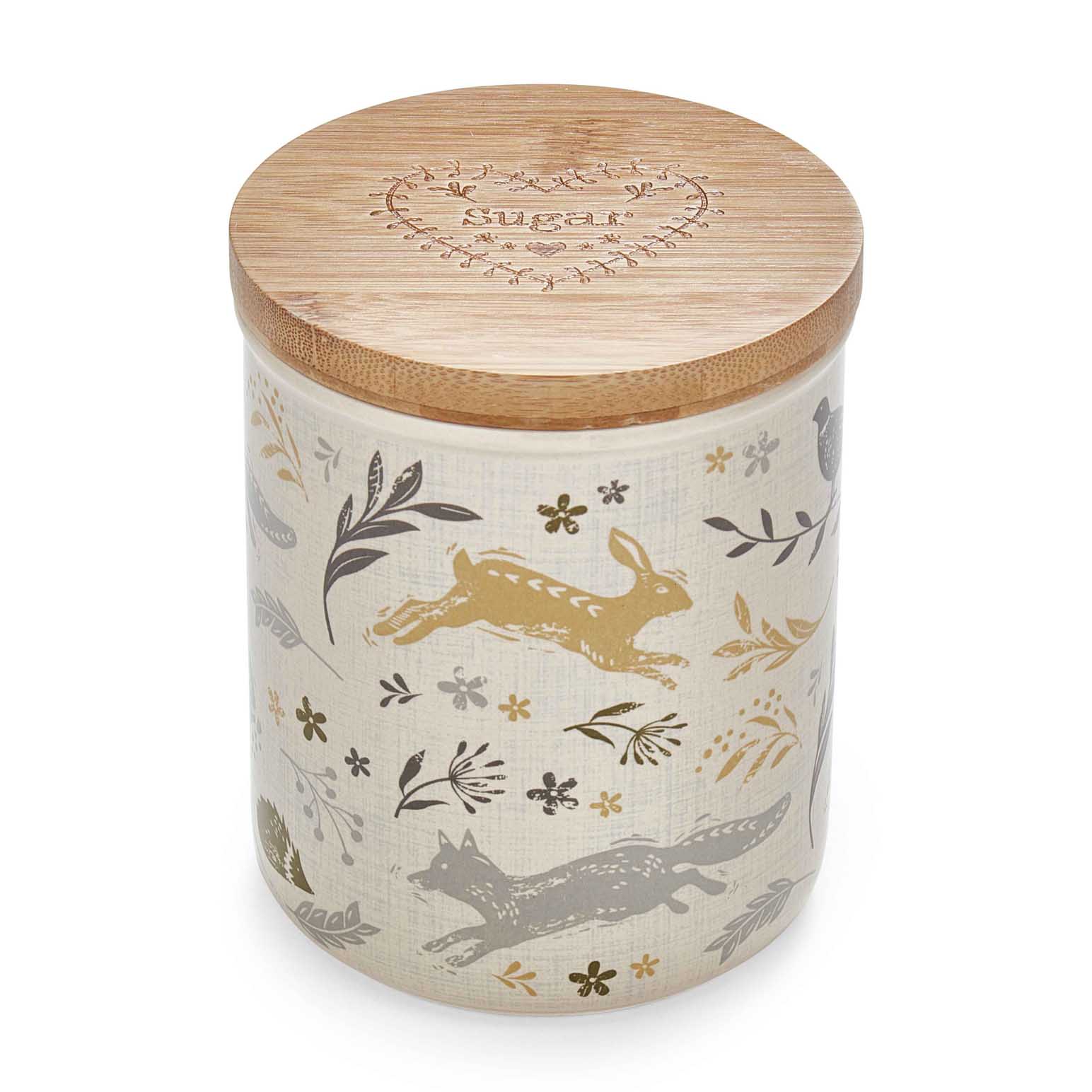 Cooksmart Woodland Ceramic Sugar Canister