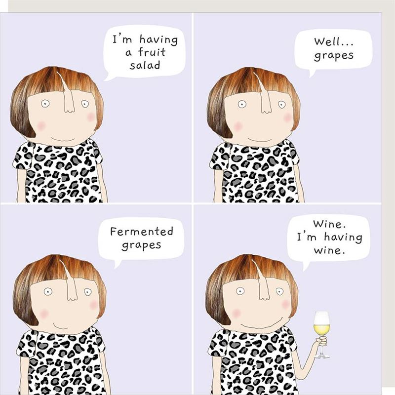 Rosie Made A Thing Fruit Salad Humour Card