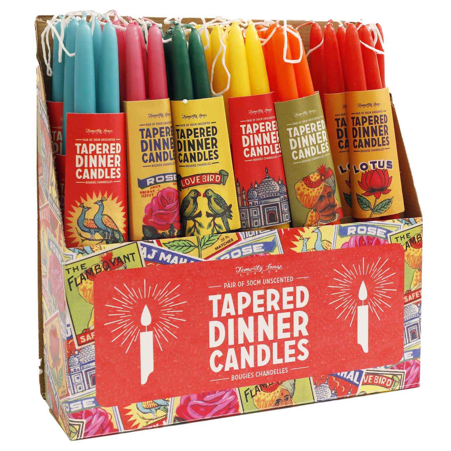 SIL Interiors Taper Dinner Candles 30cm Set of 2