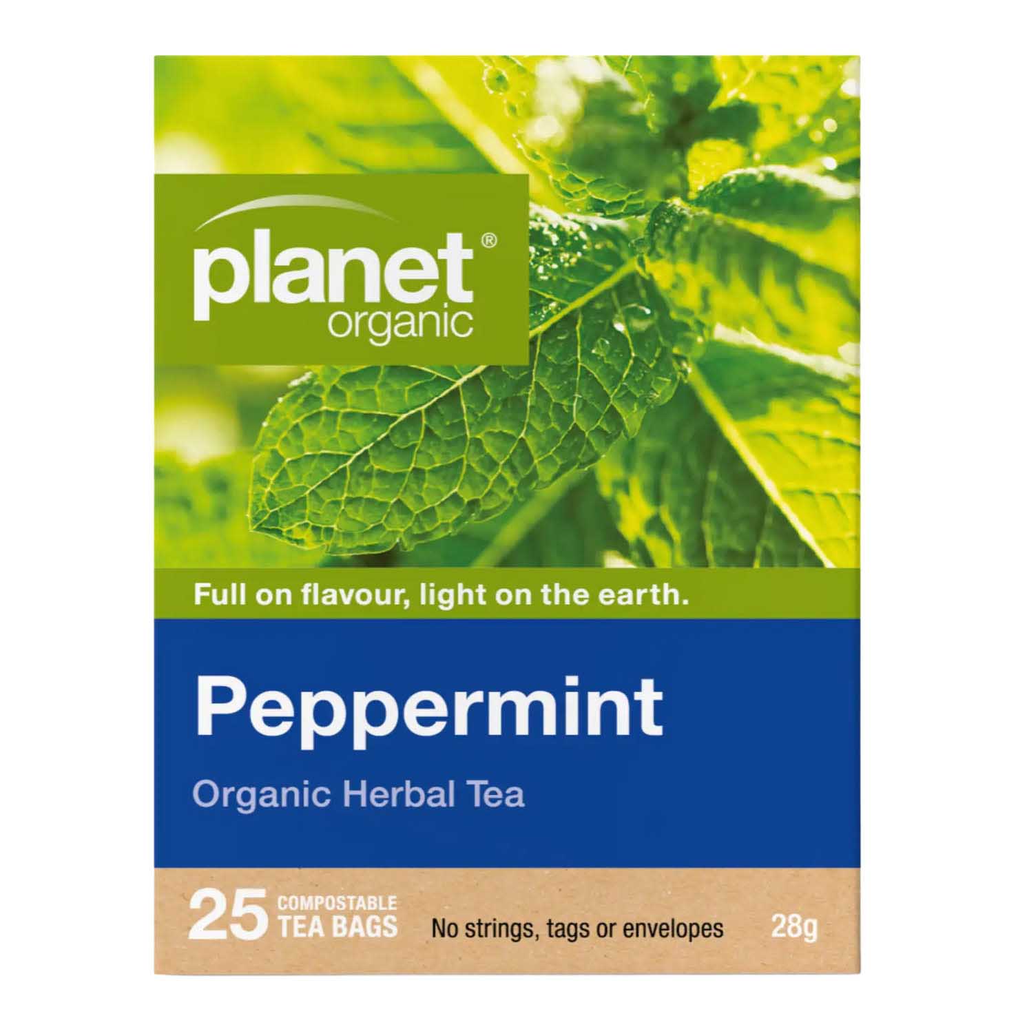 Planet Organic Peppermint 25 Teabags