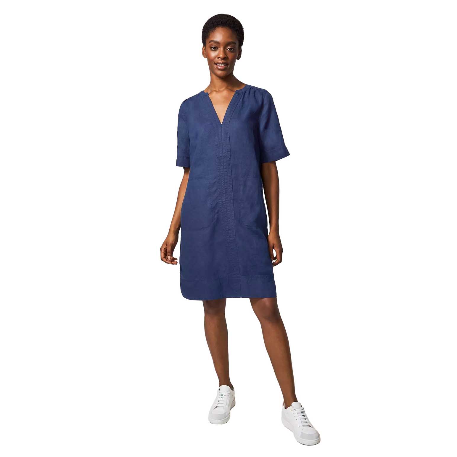 White Stuff June Linen Dress