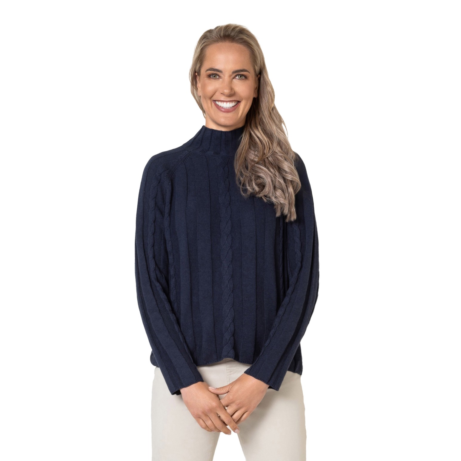 B Essentials Jumper Cotton Cashmere