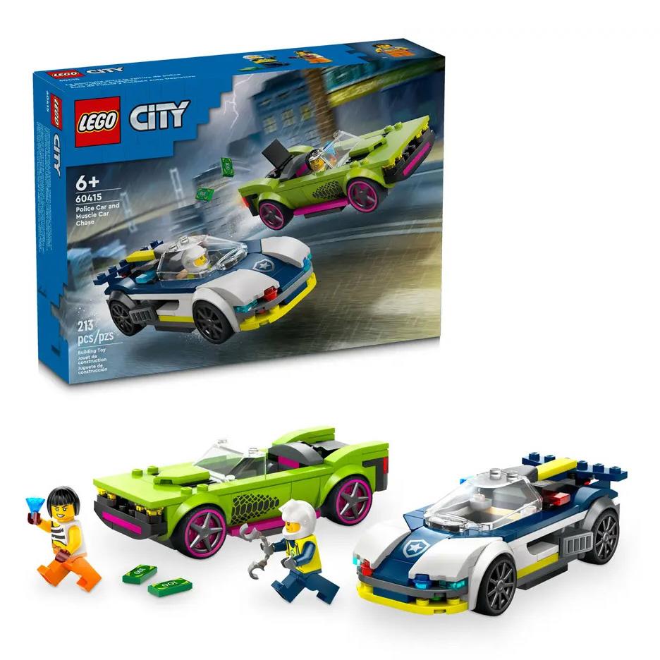 LEGO® City Police Car and Muscle Car Chase