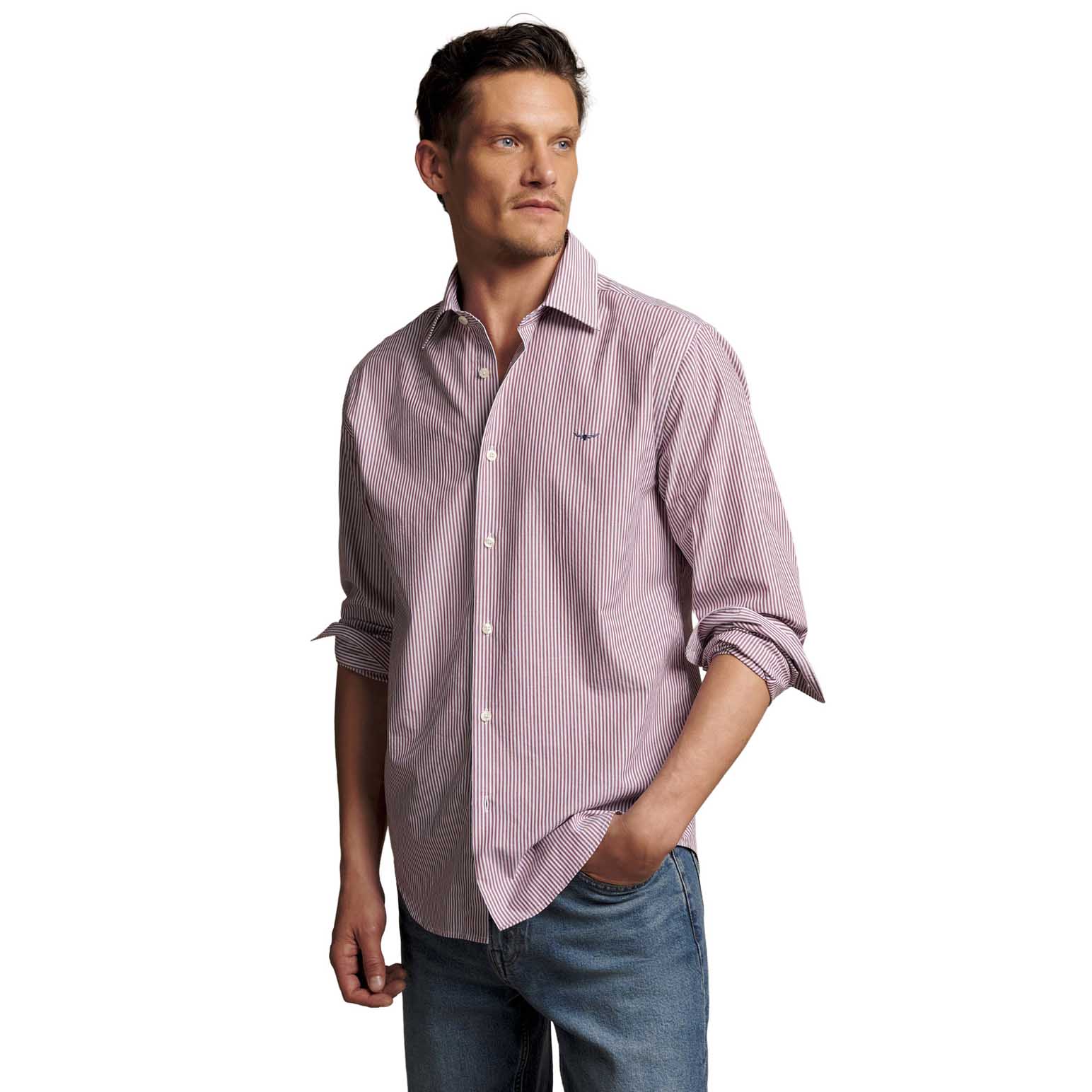 R.M. Williams Sommers Poplin Stripe Shirt