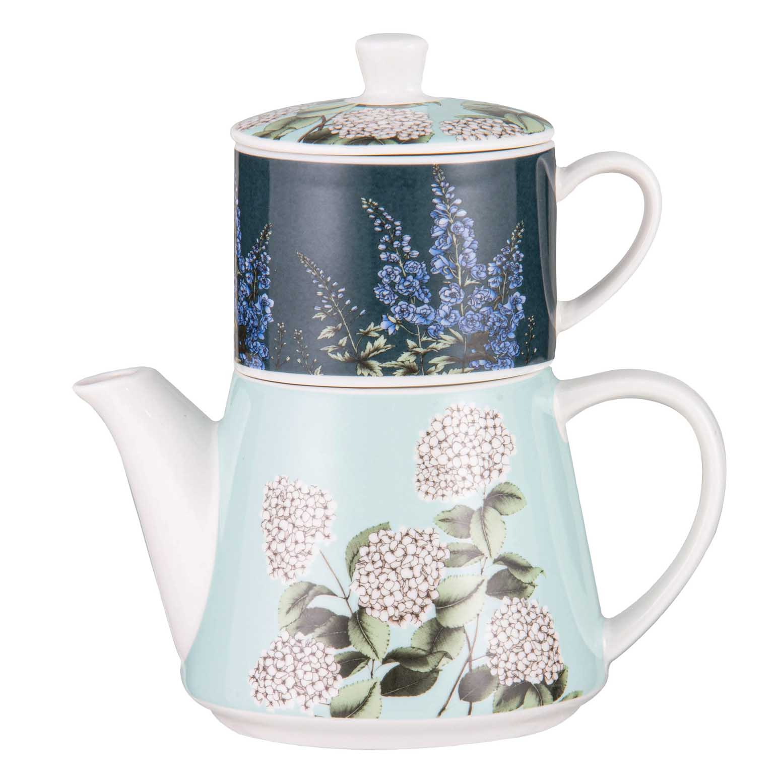 Ashdene Secret Garden Blue Tea For One