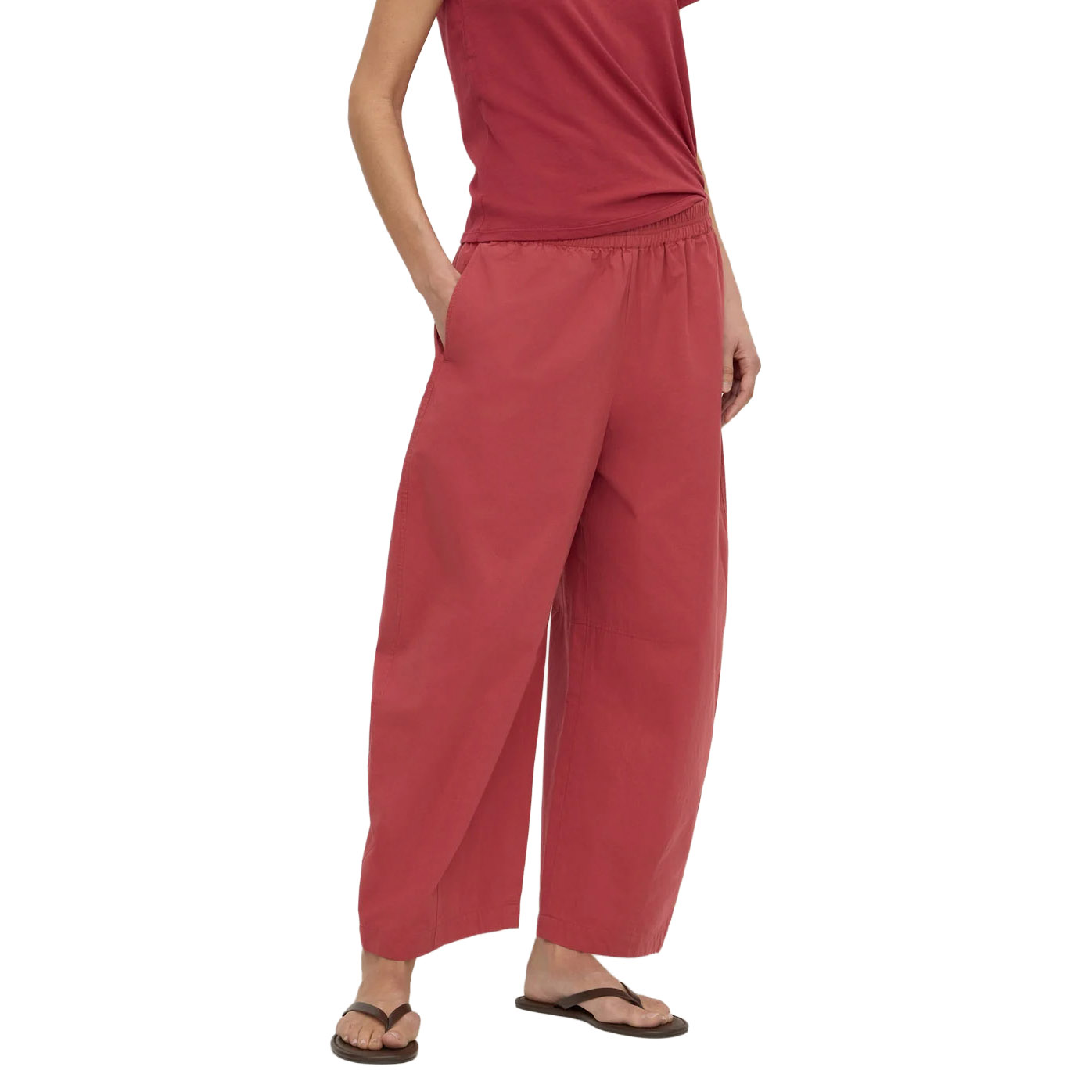 Assembly Label Elaine Washed Cotton Pant Raisin