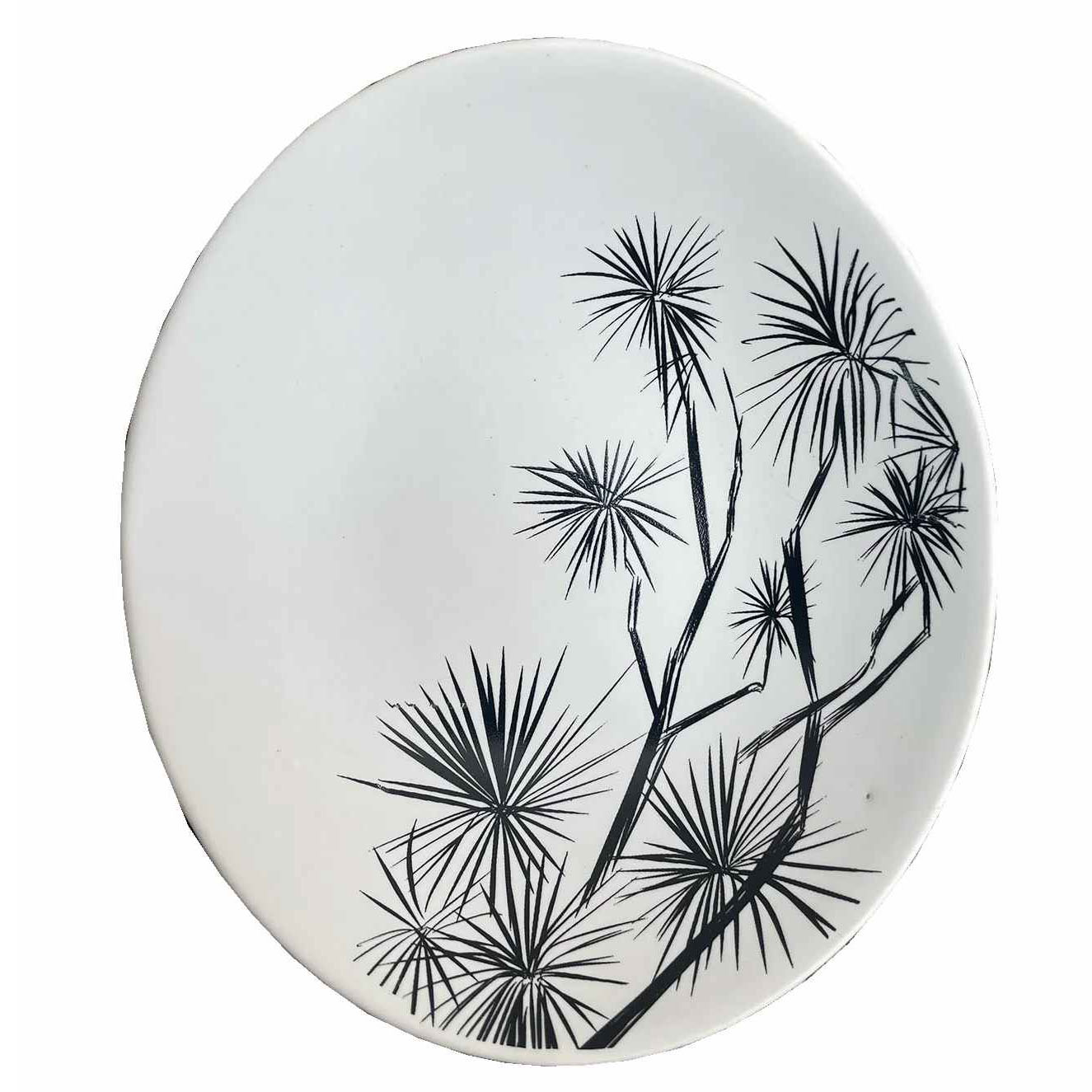 Jo Luping Ti Kouka Black On White 10cm Porcelain Bowl