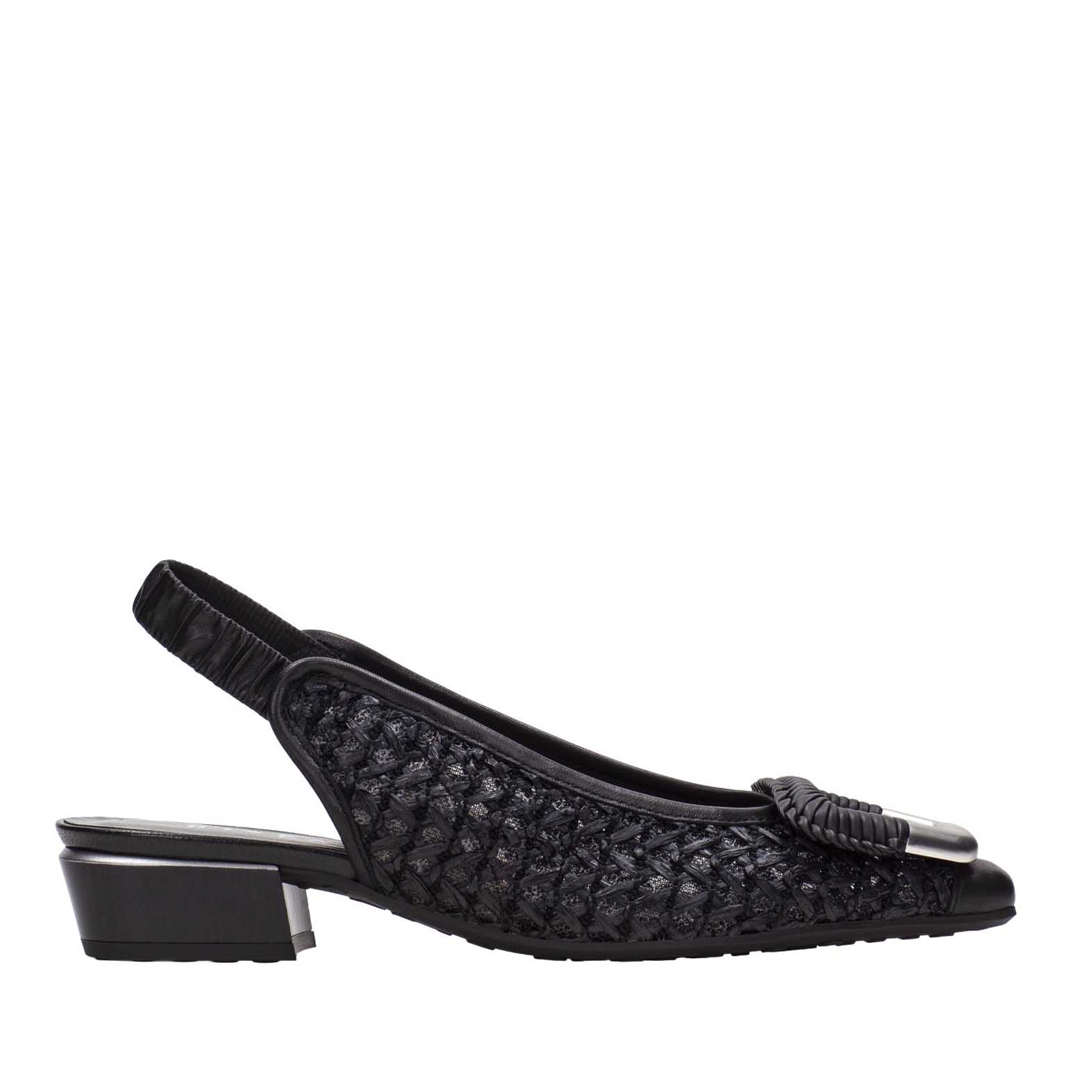 Hispanitas Azucena Raffia Slingback