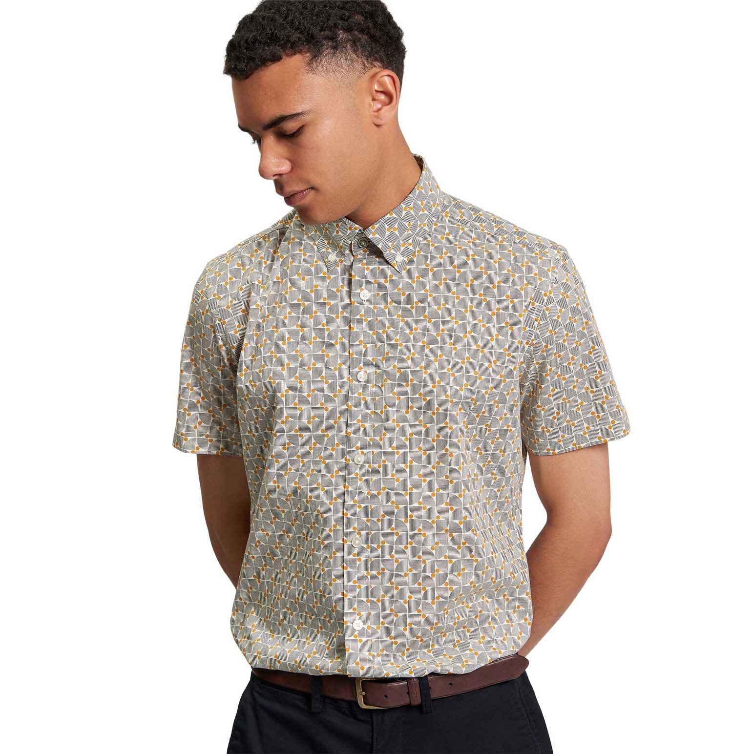 Ben Sherman Retro Geo Print Shirt