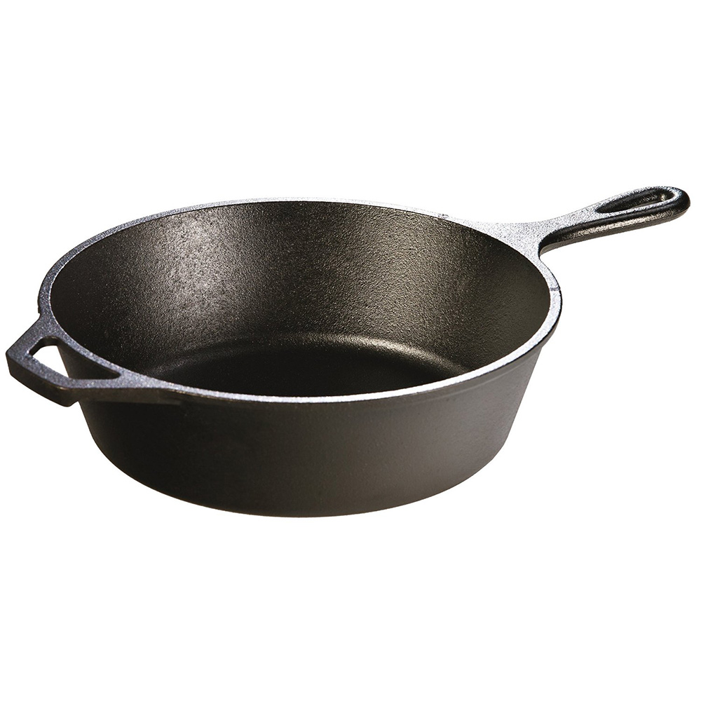 Lodge Logic Black Cast Iron Deep Skillet 26 x 7.6cm