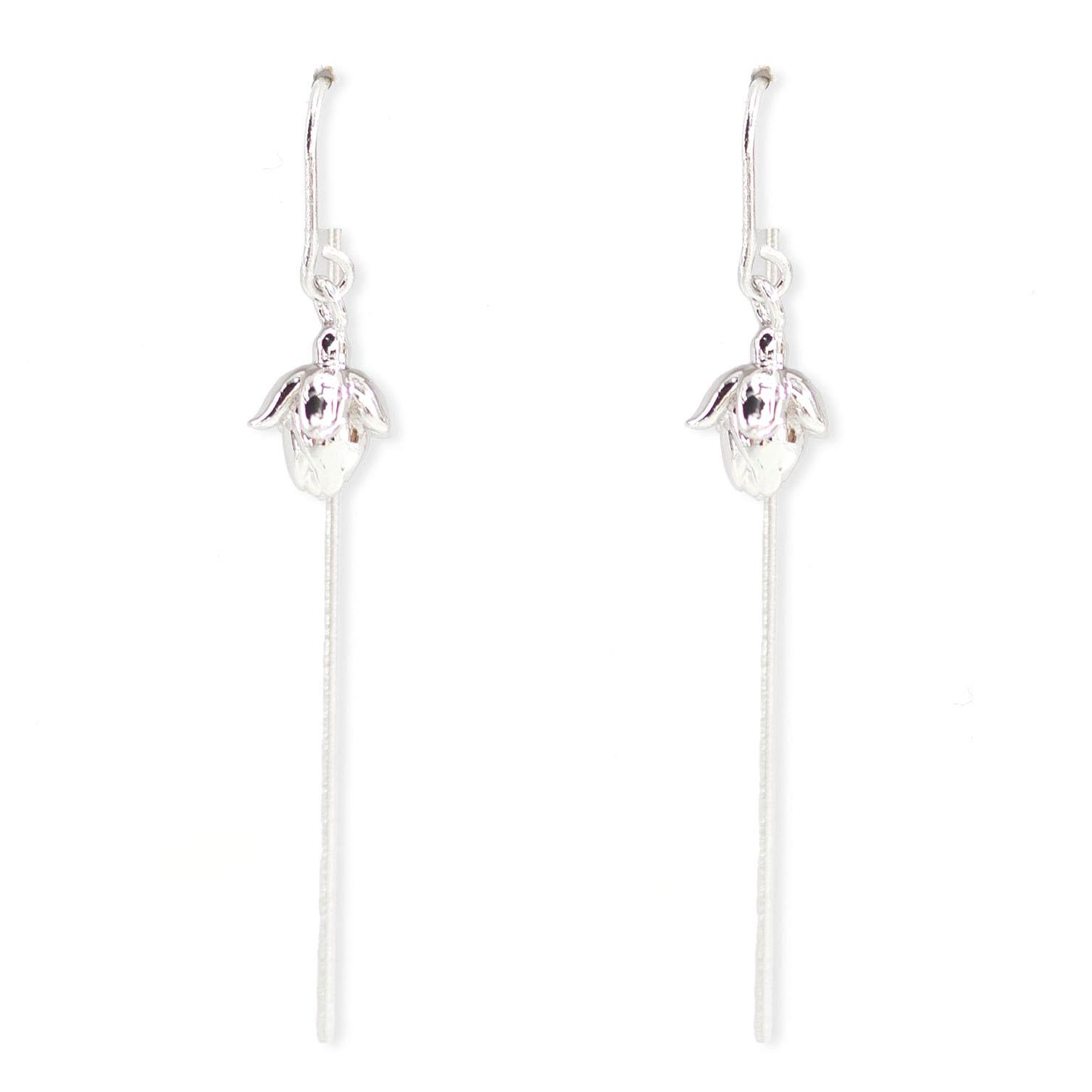 Stella + Gemma Earring Silver Tulip