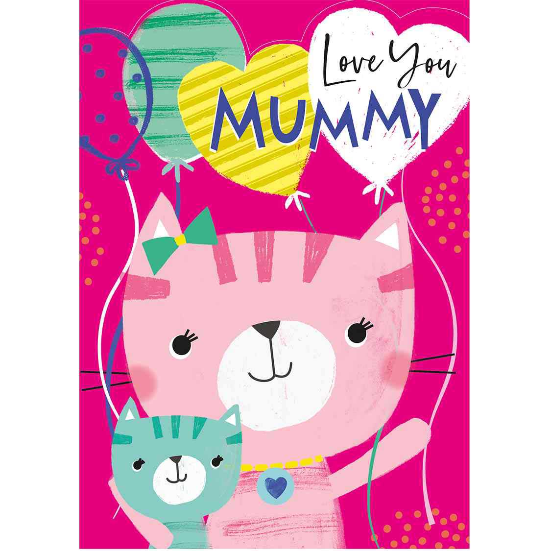 Image Gallery Mother's Day Artbox Mummy Cats Card