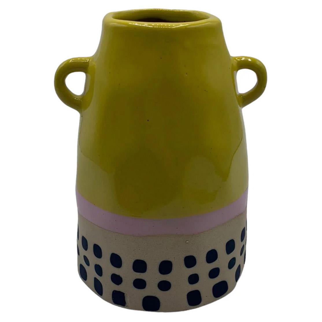 House Of Disaster Bloc Yellow Vase
