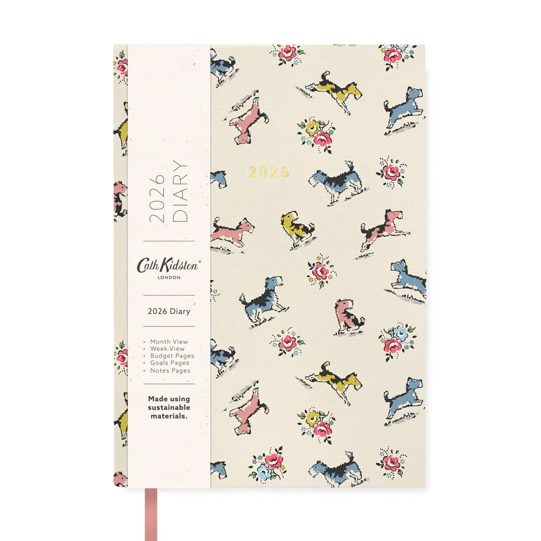 Cath Kidston 2026 Billie & Friends A5 Linen Diary