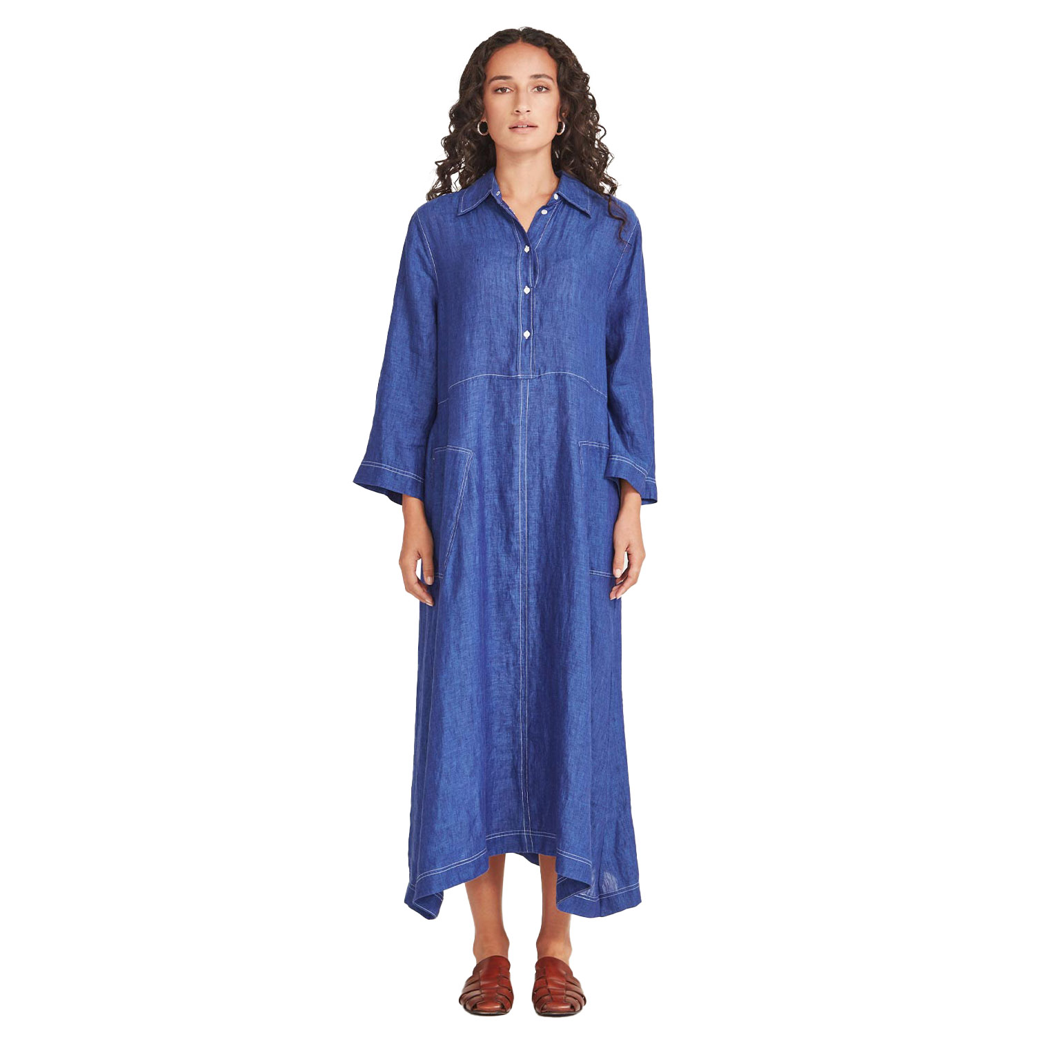 Sills Sofia Linen Shirtdress