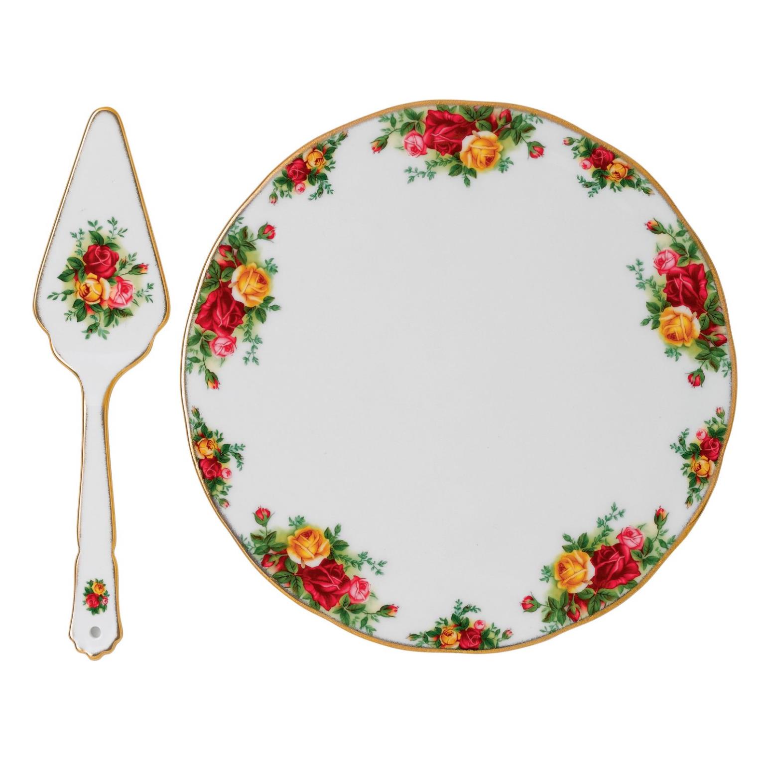 Royal Albert Old Country Roses Gorgeous Gifts Cake Plate & Server