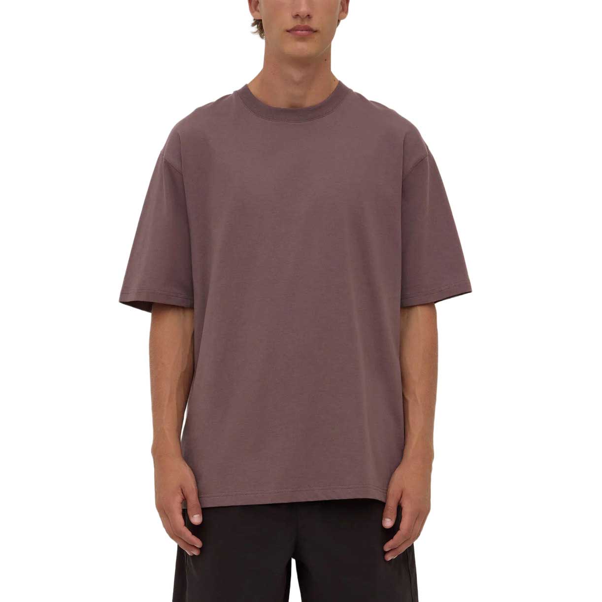 Assembly Label Knox Organic Oversized Tee Plum