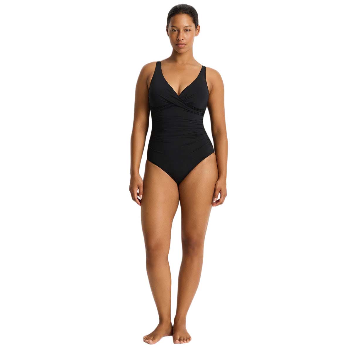 Sea Level Essentials Cross Front Multifit One Piece