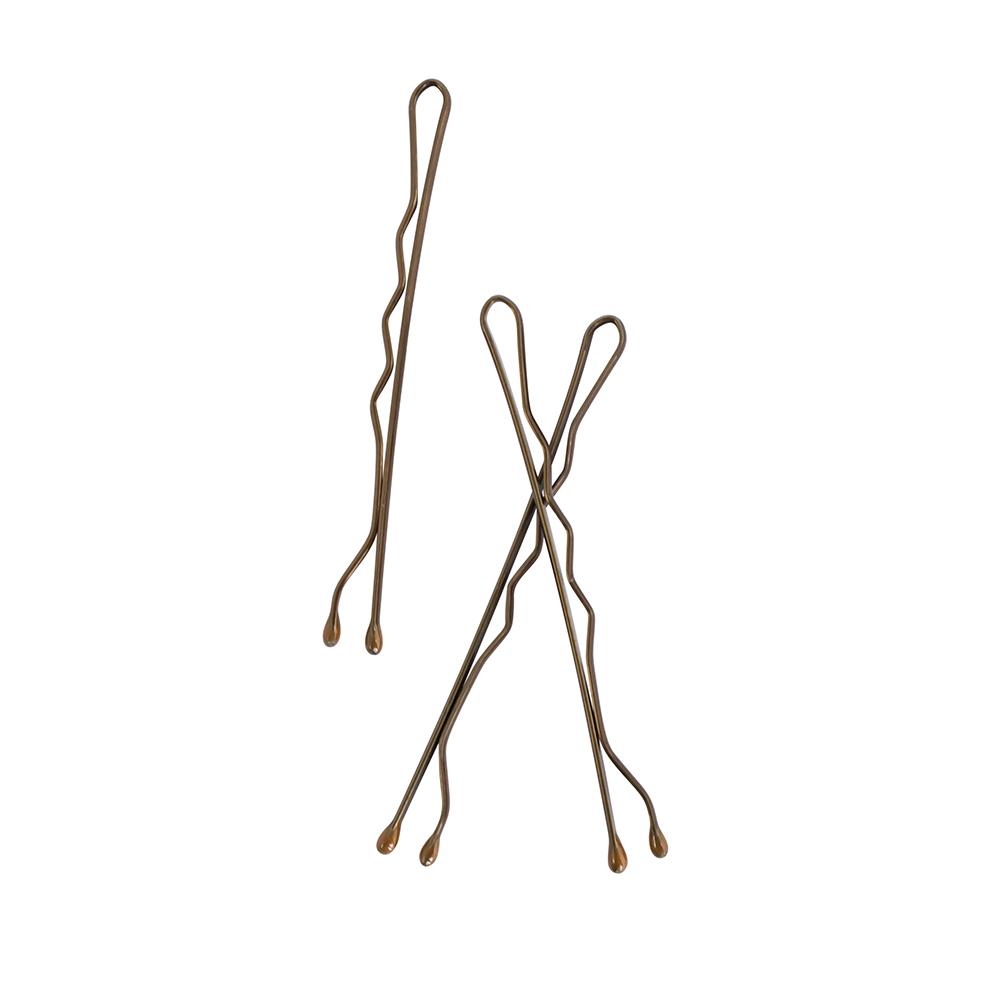 Mae Bobby Pins 4.5cm Brown (80)