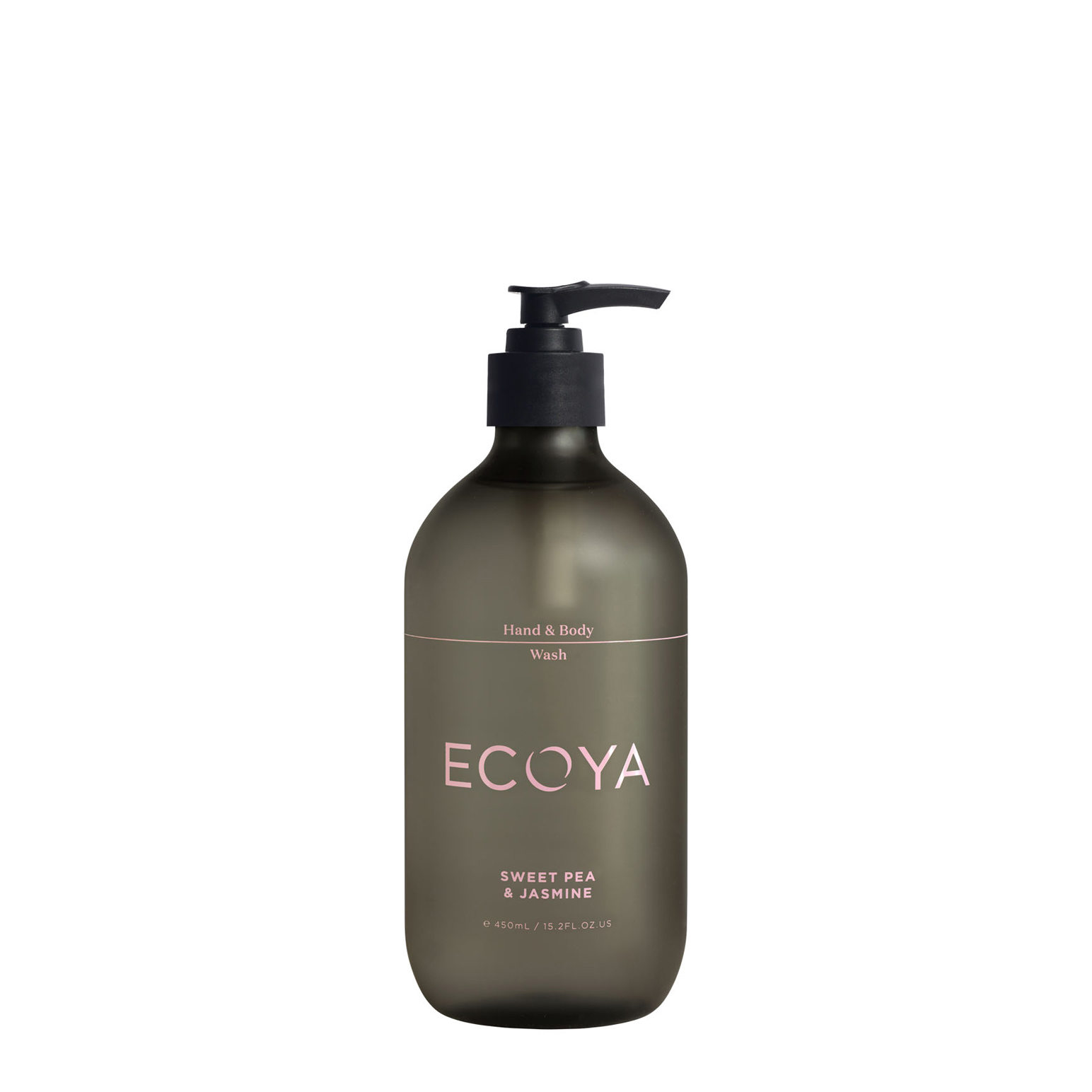 ECOYA Sweet Pea & Jasmine Hand & Body Wash 450ml