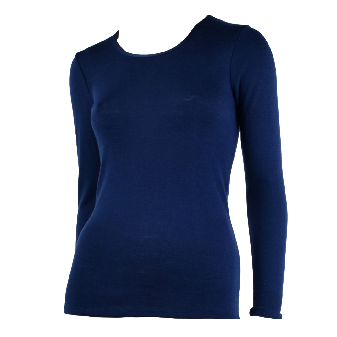 Zenza Caf&eacute; Long Sleeve Crew Neck Top