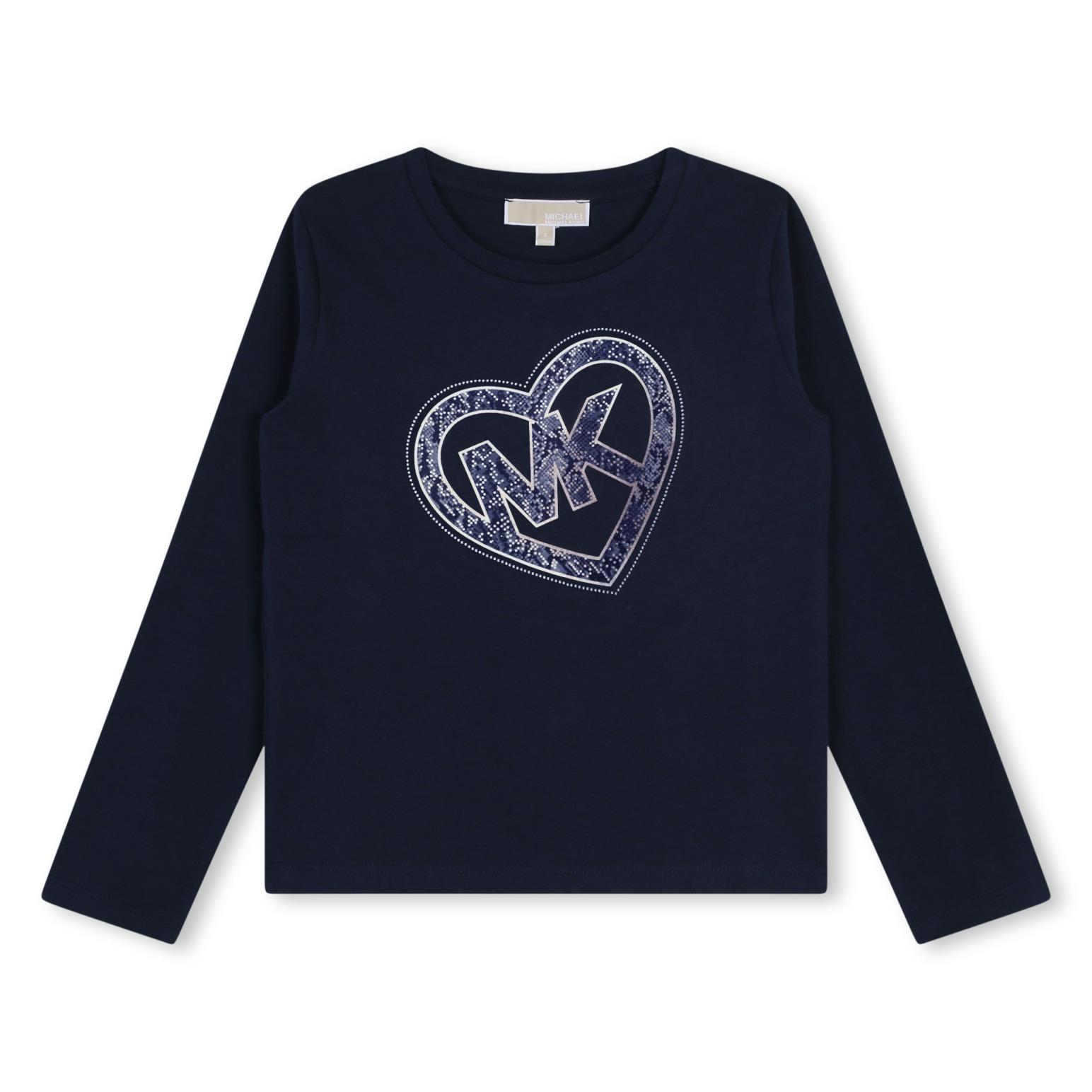 Michael Kors Mk Heart Logo T-Shirt 10Y - 14Y
