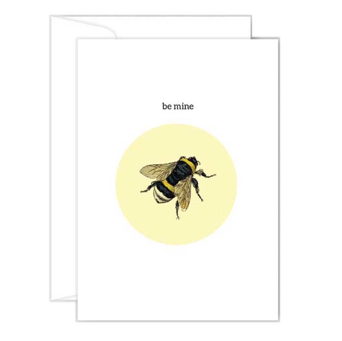 Poppy Card - Bee Mine