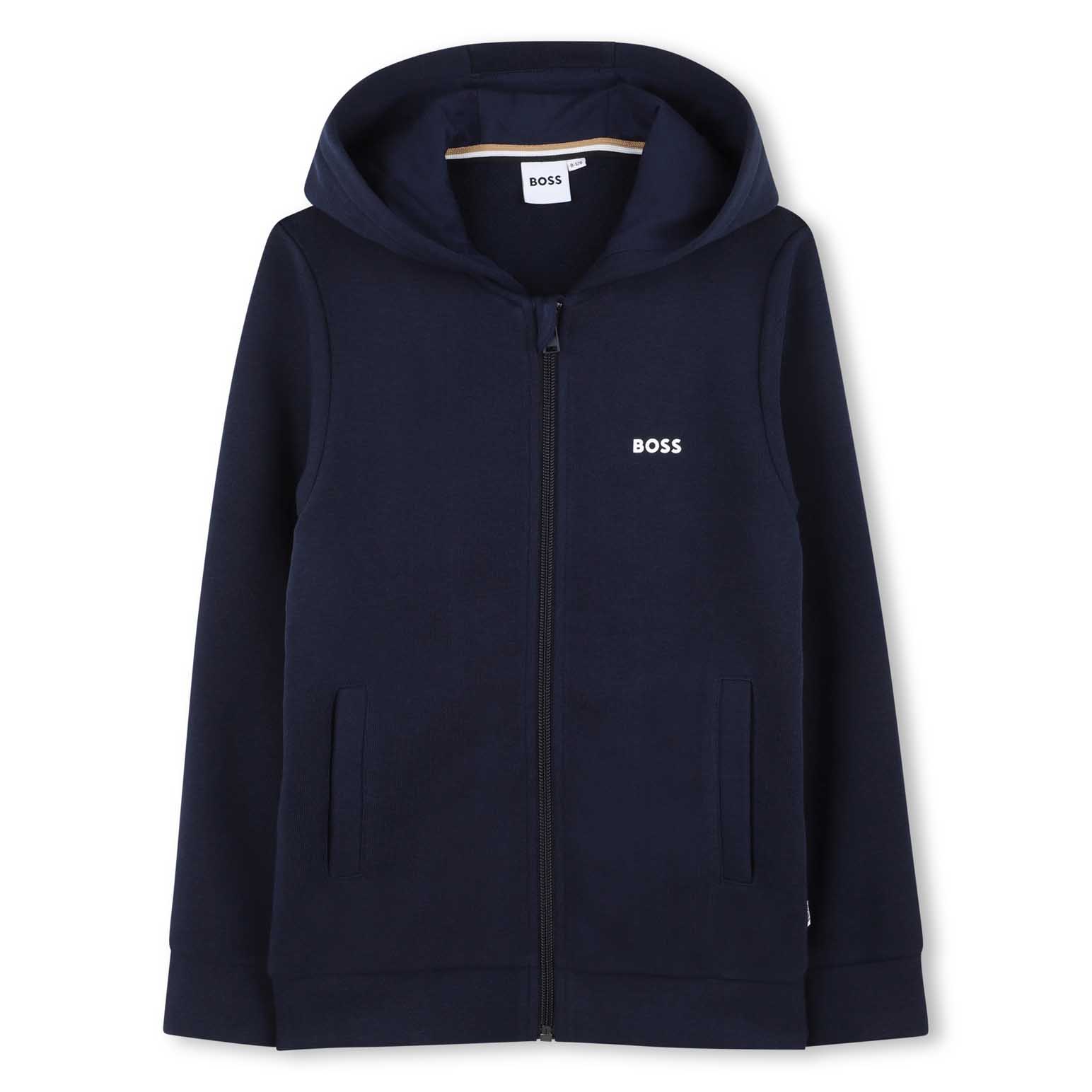 BOSS Hooded Zip Sweatshirt 8Y-10Y