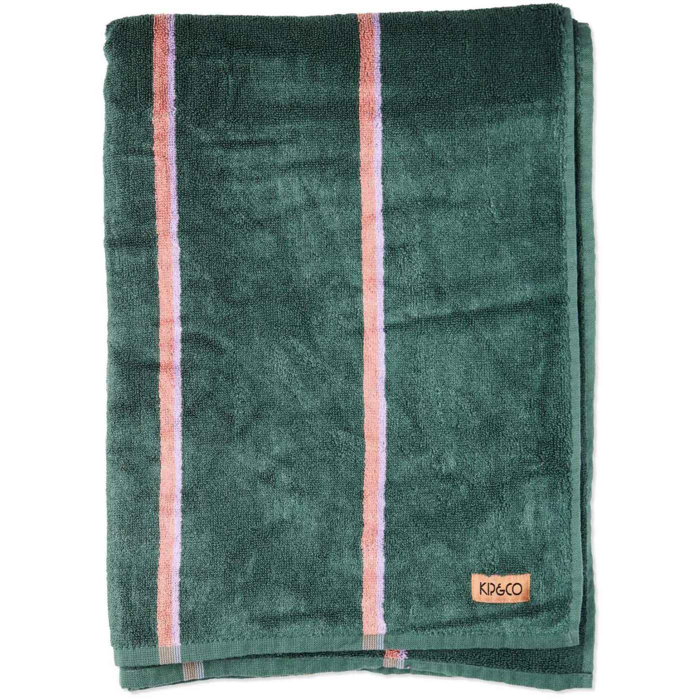 Kip&Co Wakame Crush Stripe Bamboo Terry Bath Towel