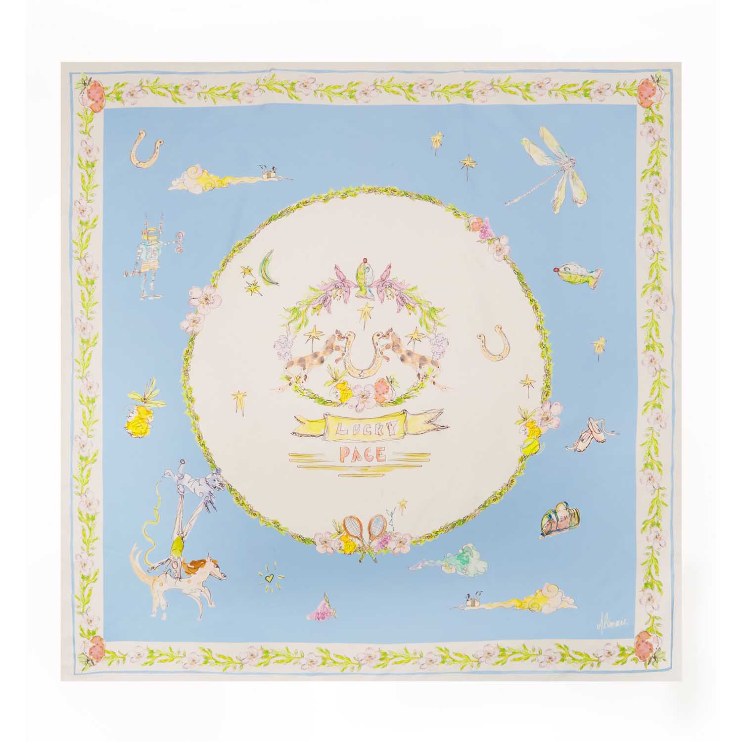 ALÉMAIS Anouk Silk Scarf