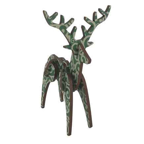 Abstract Designs Koru Green A5 Reindeer Flatpack