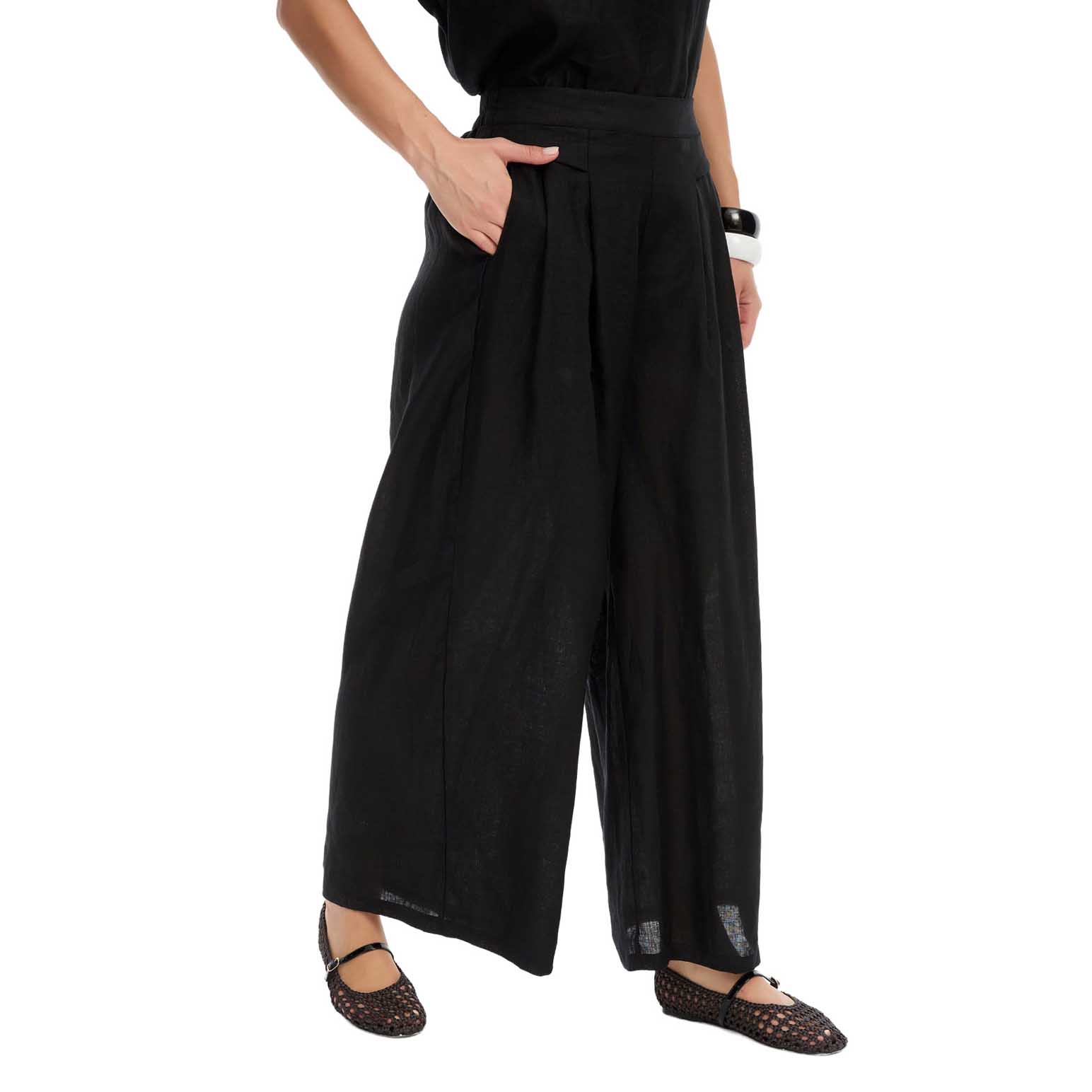 TIRELLI Pleat Front Palazzo Pant