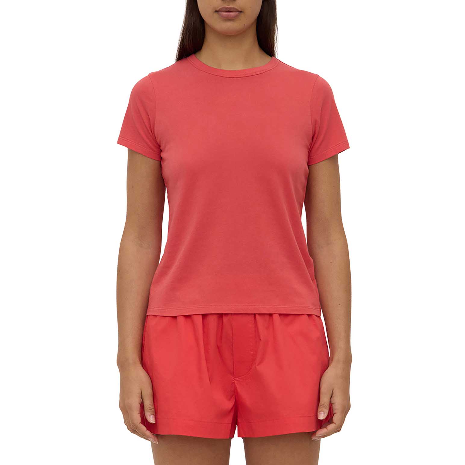 Assembly Label Indi Short Sleeve Tee Washed Chilli