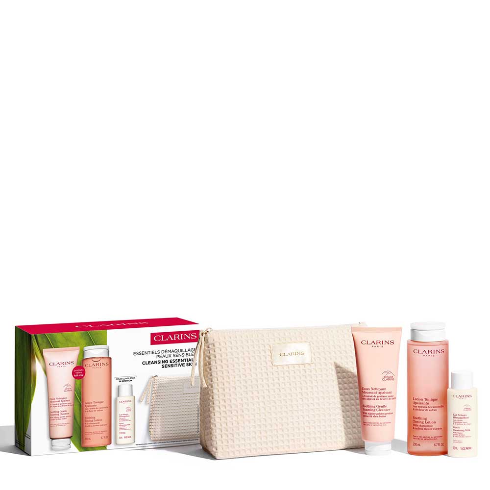 Clarins Cleansing Essentials Sensitive Skin Set