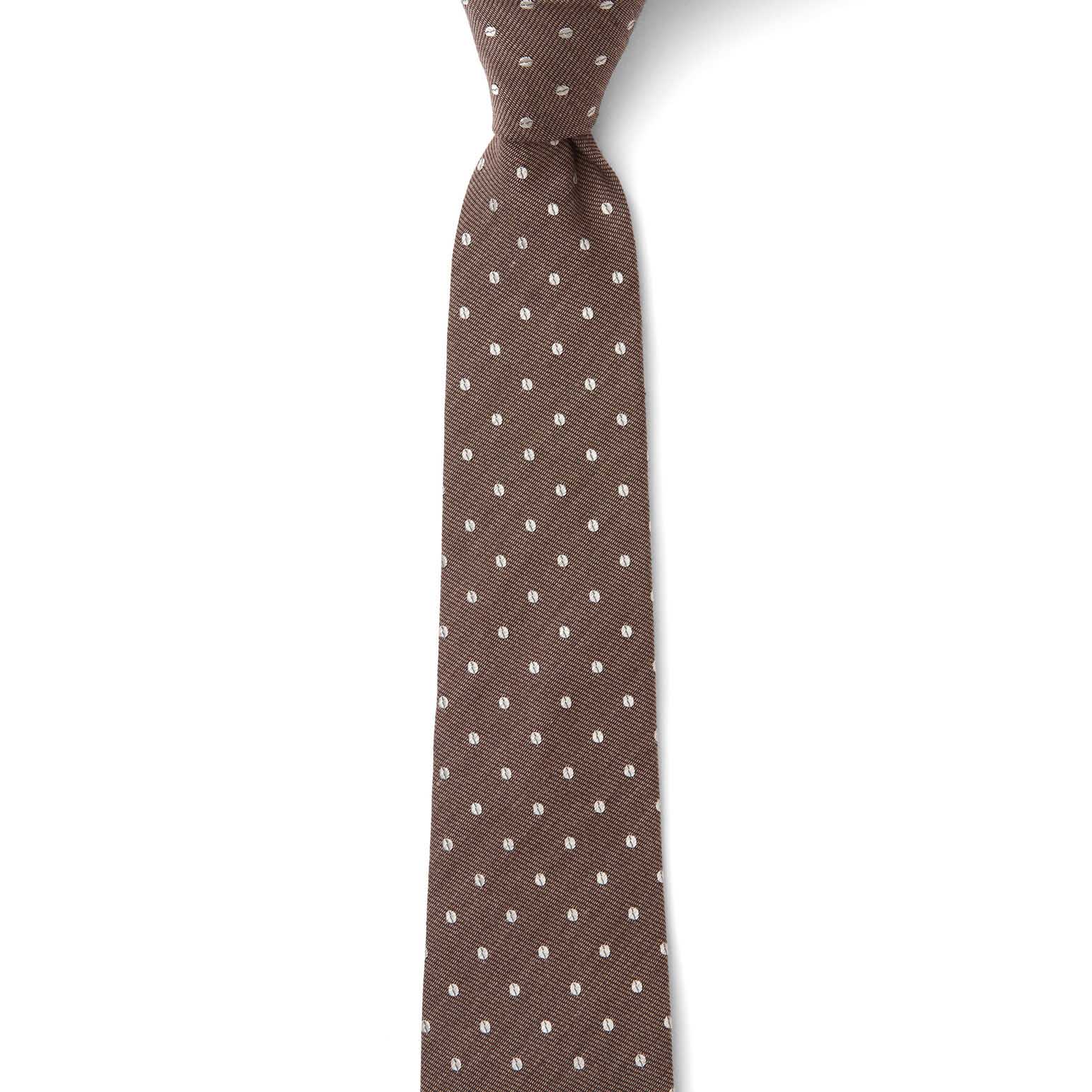 Cambridge Matte Polkadot 7.5cm Tie