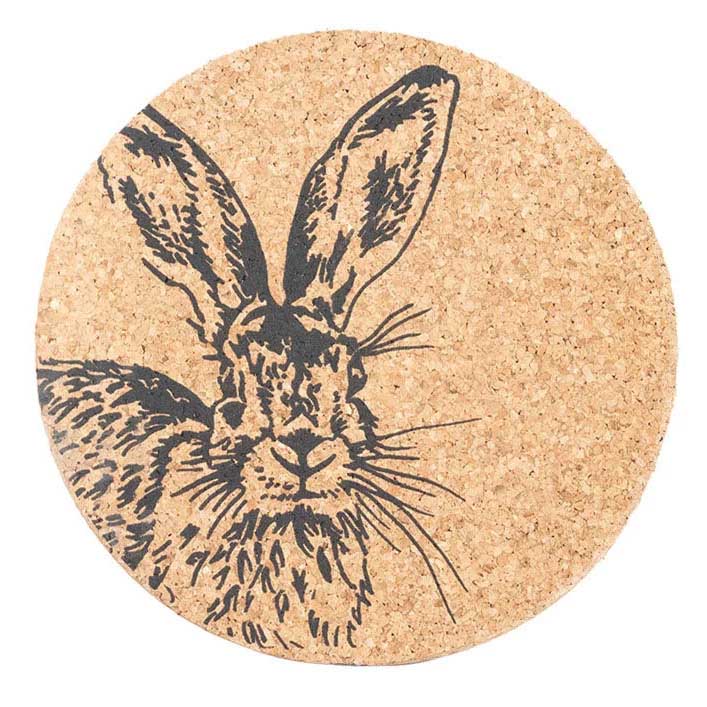 Selbrae House Cork Pot Stand Hare