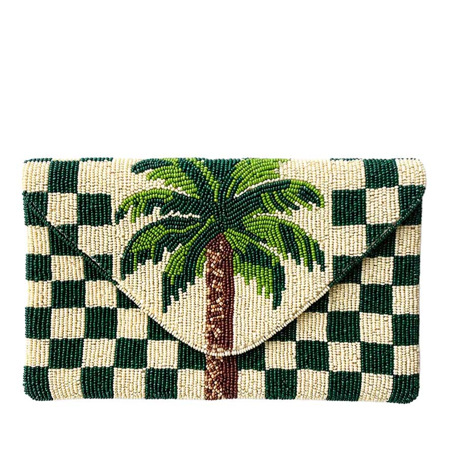 Dark Hampton The Palm Beaded Bag