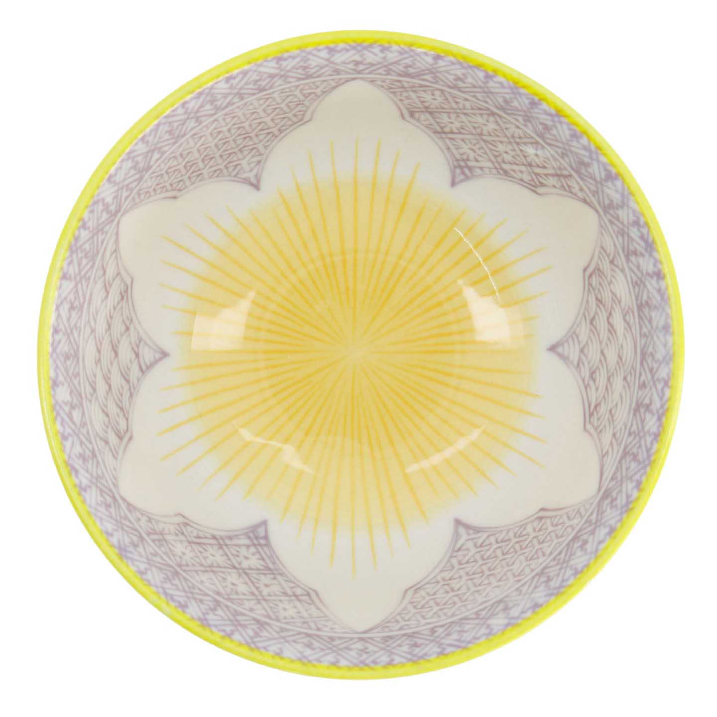 Tokyo Design Studio Lily Flower Tayo Bowl 14x6cm Purple