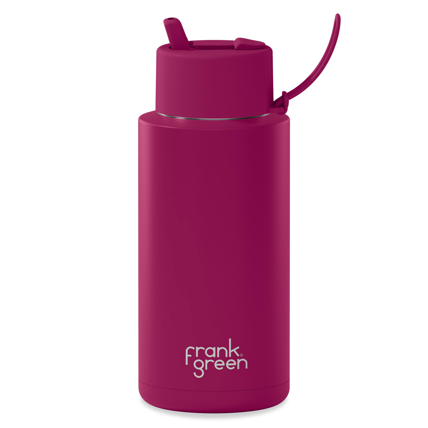frank green 34oz Berry Bottle With Flip Lid