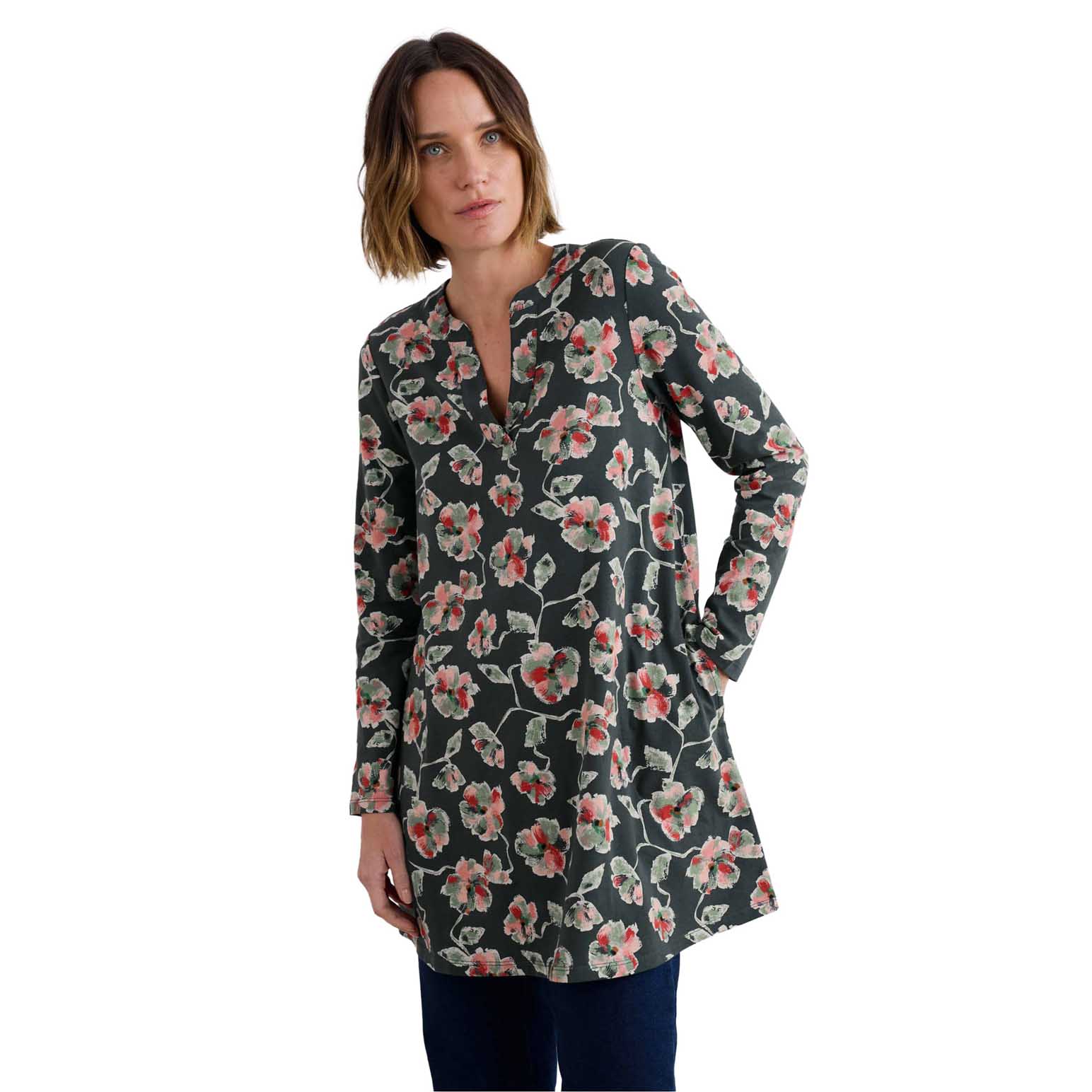 Seasalt Cornwall Wreathe Tunic Artist Camellia Coppice