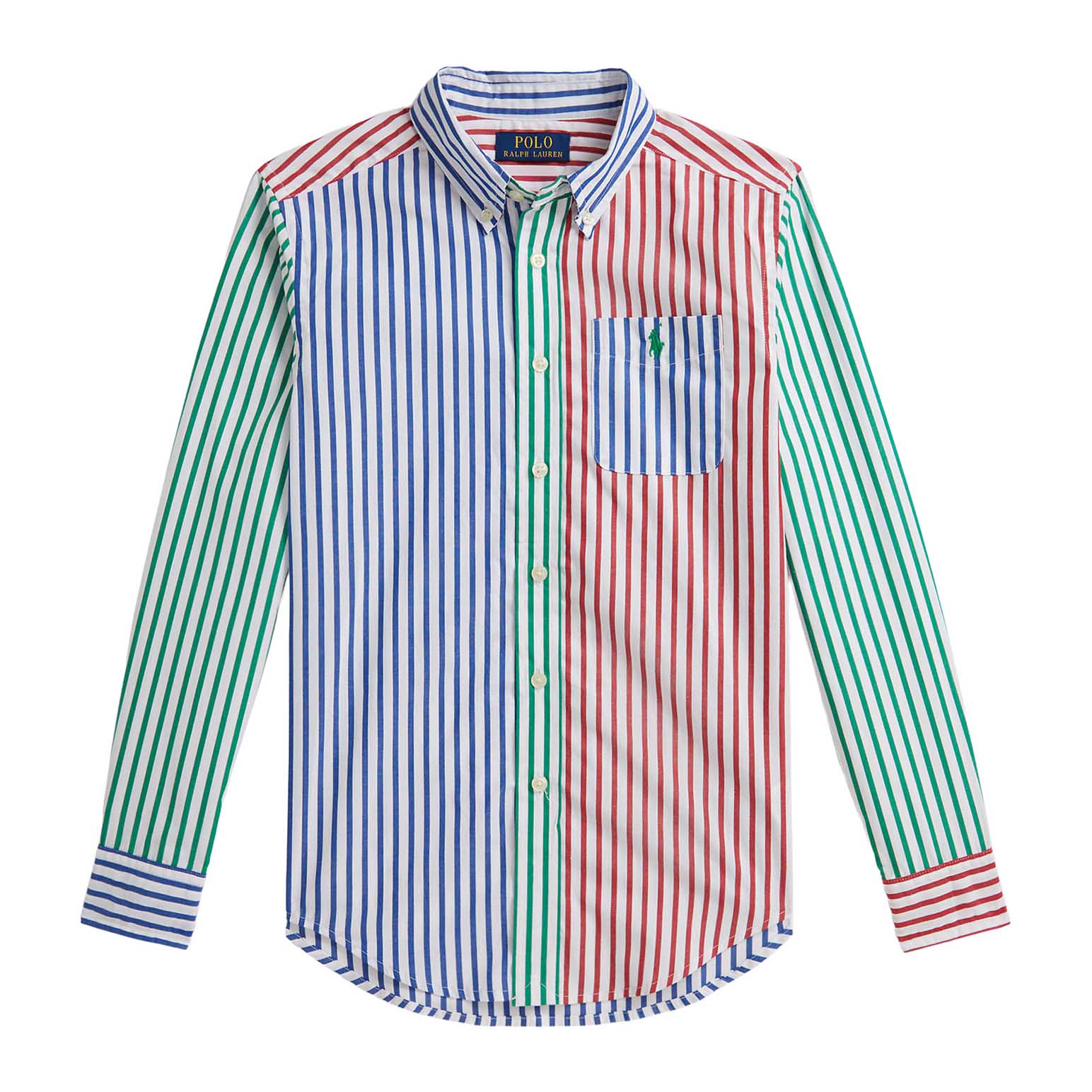 Polo Ralph Lauren Striped Cotton Poplin Fun Shirt
